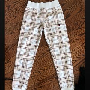 Champion plaid high-rise jogger pant